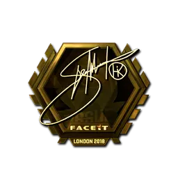 Sticker | Hiko (Gold) | London 2018