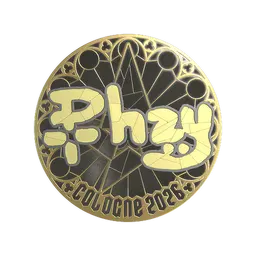 Sticker | phzy (Gold) | Cologne 2026