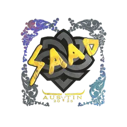 Sticker | saadzin (Holo) | Austin 2025