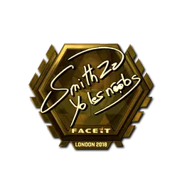 Sticker | SmithZz (Gold) | London 2018