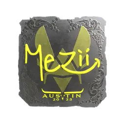 Sticker | mezii (Foil) | Austin 2025