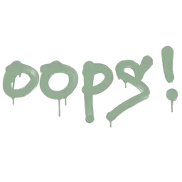 Sealed Graffiti | Oops (Cash Green)