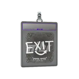 Sticker Slab | exit (Foil) | Austin 2025