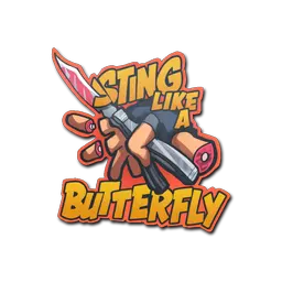Sticker | Sting Like A Butterfly