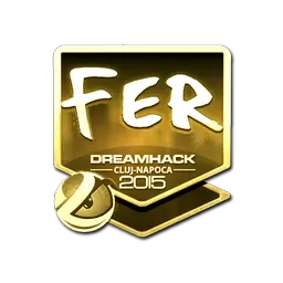 Sticker | fer (Gold) | Cluj-Napoca 2015