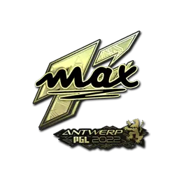 Sticker | max (Gold) | Antwerp 2022