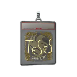Sticker Slab | TeSeS (Gold) | Austin 2025