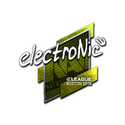 Sticker | electronic (Foil) | Boston 2018
