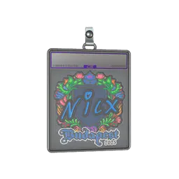 Sticker Slab | nicx (Embroidered) | Budapest 2025
