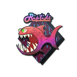 Sticker | Pink Jaggyfish