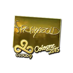 Sticker | freakazoid (Gold) | Cologne 2015