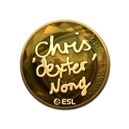 Sticker | dexter (Gold) | Katowice 2019
