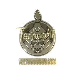 Sticker | Techno4K (Gold) | Copenhagen 2024