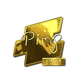 Sticker | Pimp (Gold) | Atlanta 2017