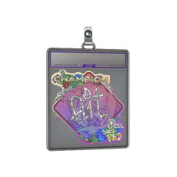 Sticker Slab | FL1T (Glitter, Champion) | Rio 2022