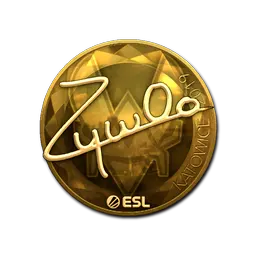 Sticker | ZywOo (Gold) | Katowice 2019