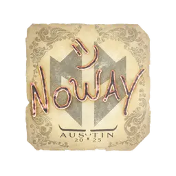 Sticker | noway | Austin 2025