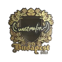 Sticker | westmelon (Gold) | Budapest 2025