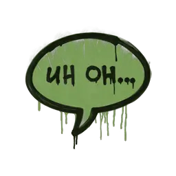 Sealed Graffiti | Uh Oh (Battle Green)