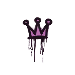 Sealed Graffiti | Little Crown (Bazooka Pink)