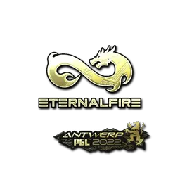 Sticker | Eternal Fire (Gold) | Antwerp 2022