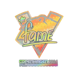 Sticker | fame (Holo) | Copenhagen 2024