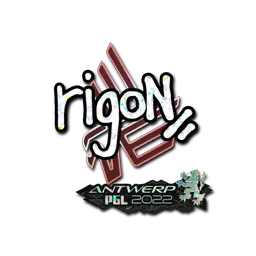 Sticker | rigoN (Glitter) | Antwerp 2022