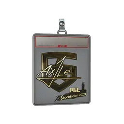 Sticker Slab | Ax1Le (Gold) | Stockholm 2021