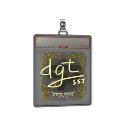 Sticker Slab | dgt (Gold) | Austin 2025