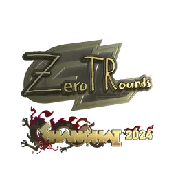 Sticker | ztr (Gold) | Shanghai 2024