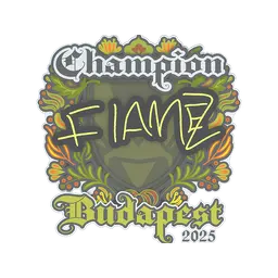 Sticker | FlameZ (Champion) | Budapest 2025