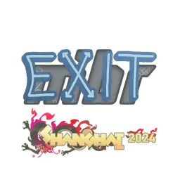 Sticker | exit | Shanghai 2024