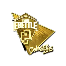 Sticker | Team eBettle (Gold) | Cologne 2015