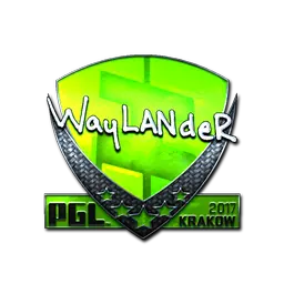 Sticker | wayLander (Foil) | Krakow 2017