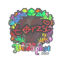 Sticker | torzsi (Holo) | Budapest 2025