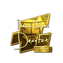 Sticker | DeadFox (Gold) | Atlanta 2017