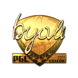 Sticker | byali (Gold) | Krakow 2017