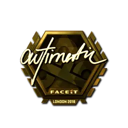 Sticker | autimatic (Gold) | London 2018