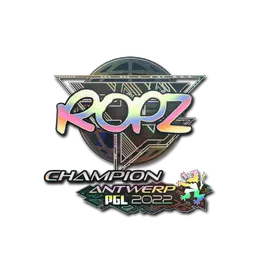Sticker | ropz (Holo, Champion) | Antwerp 2022