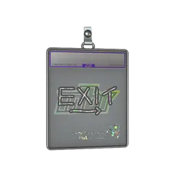 Sticker Slab | exit (Glitter) | Antwerp 2022