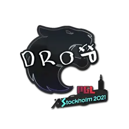 Sticker | drop | Stockholm 2021