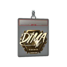 Sticker Slab | Dima (Gold) | London 2018