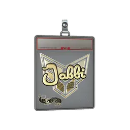 Sticker Slab | jabbi (Gold) | Paris 2023