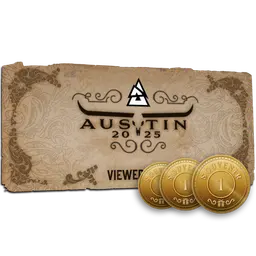 Austin 2025 Viewer Pass + 3 Souvenir Tokens