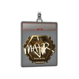 Sticker Slab | MAJ3R (Gold) | London 2018
