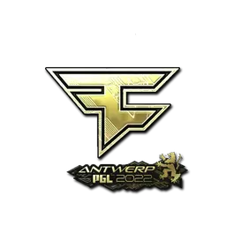 Sticker | FaZe Clan (Gold) | Antwerp 2022