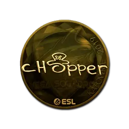 Sticker | chopper (Gold) | Katowice 2019