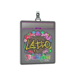 Sticker Slab | latto (Holo) | Budapest 2025