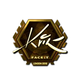 Sticker | Kvik (Gold) | London 2018