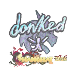 Sticker | donk (Holo) | Shanghai 2024